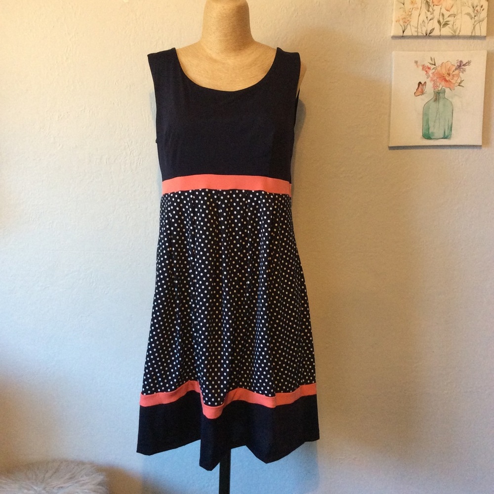 EnFocus Studio Empire Waist Sleeveless Dress NWOT